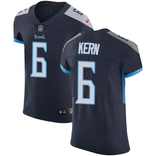 Nike Titans #6 Brett Kern Navy Blue Alternate Men's Stitched NFL Vapor Untouchable Elite Jersey